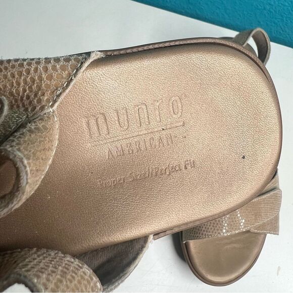 MUNRO AMERICAN WOMENS SANDALS SZ 9 shimmer - Picture 5 of 5
